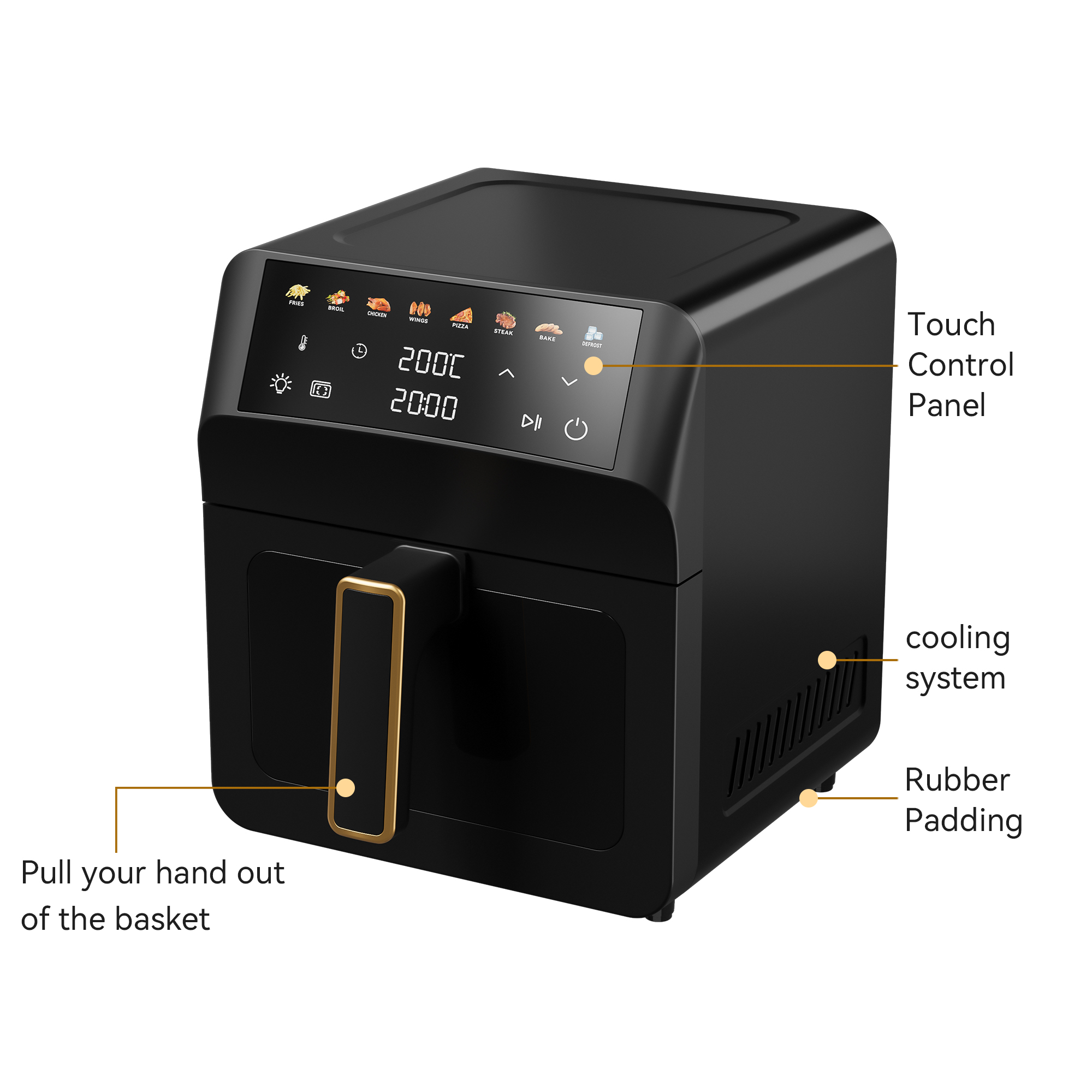 Roasting Grilling Digital Air Fryer