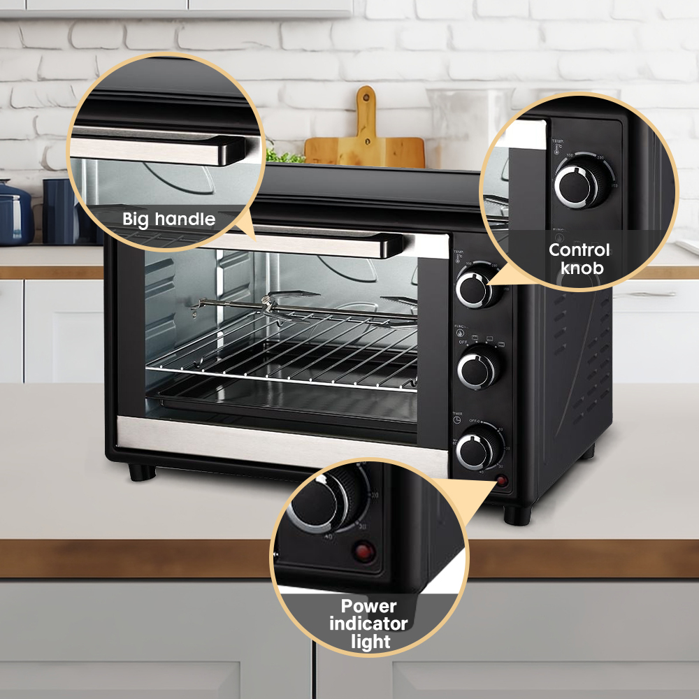 Cooking Pizza Bakery Convection Countertop Electric Toaster Oven