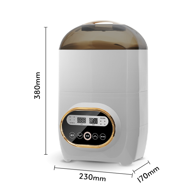 Brown Case Sterilizer Uv Steam Milk Warmer Baby Bottle Drying Sterilizer